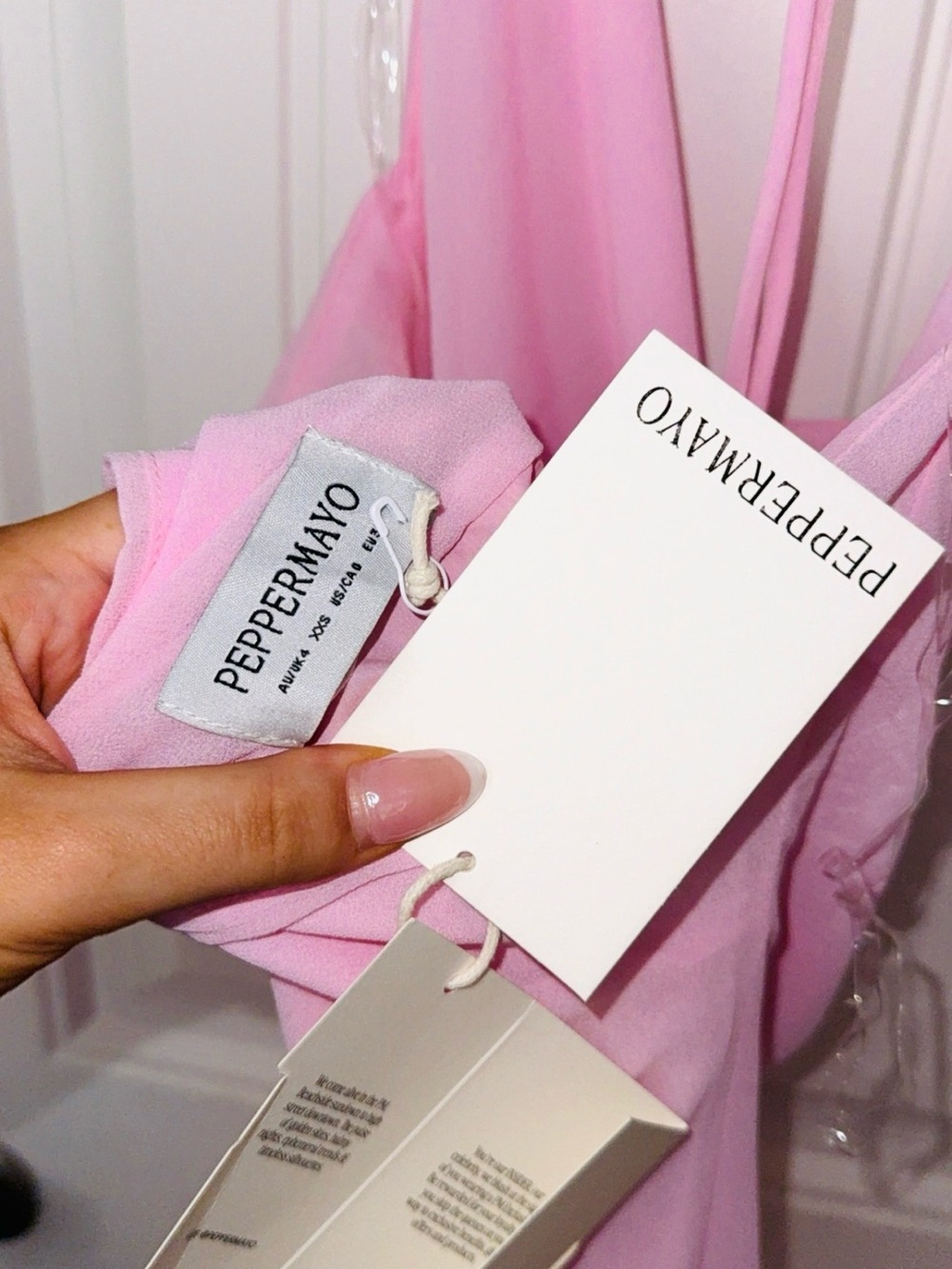 Peppermayo Light Pink Halter Mini Dress - Picture 5 of 5